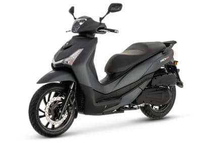 SYM HD300 Noir mat vue gauche