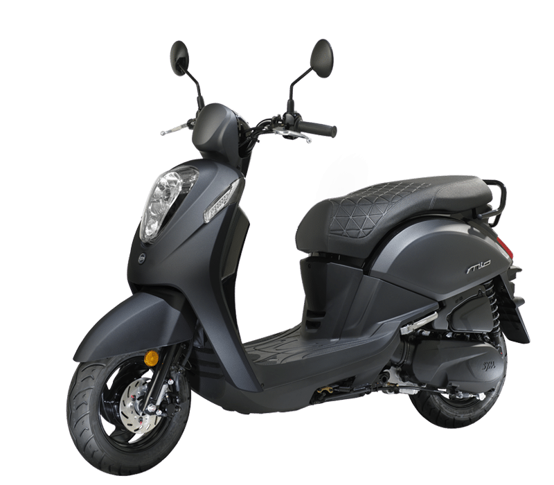 Sym Mio 115 Noir mat Sym Mio 115 Noir mat