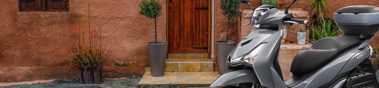 Bannière Sym HD300 Gris mat Suisse Sym HD 300 Gris mat