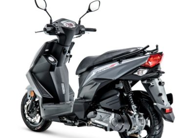 Sym Orbit 3 125 Narco grey euro 5 vu arrière gauche